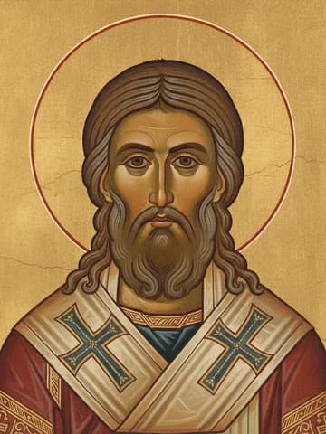 Illustration of St Tikhon (Tychon), bishop of Amathus in Cyprus (425)