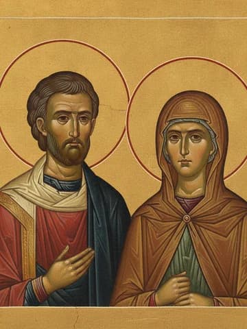 Illustration of Synaxis of Sts Zacharias and Elisabeth