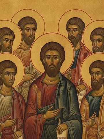 Illustration of the Holy, Glorious and All-praised Twelve Apostles