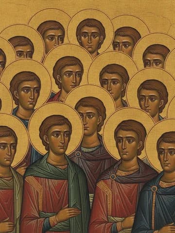 Illustration of The Holy Forty Martyrs of Sebastia (Sebaste) (320)