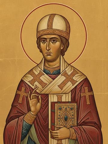 Illustration of St Peter, metropolitan of Kiev (1479)