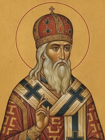 Illustration of Our Father among the Saints Alexis, Metropolitan of Moscow (1378)