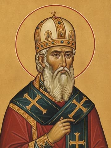 Illustration of St Dimitri of Rostov (1752)