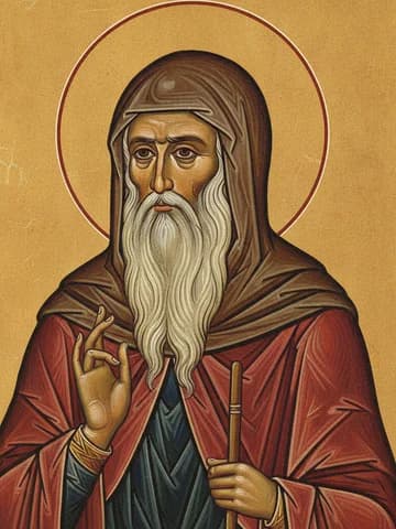 Illustration of Our Venerable Father Daniel the Stylite (490)