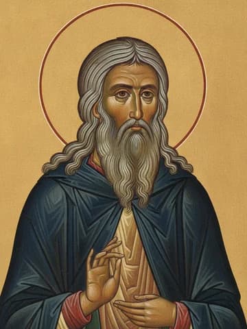 Illustration of St David of Thessalonica (540)