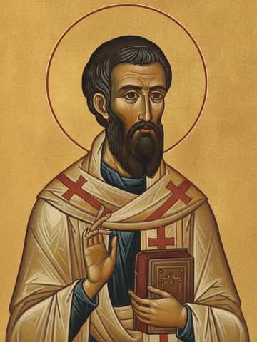 Illustration of Our Holy Father Gregory of Decapolis (842)