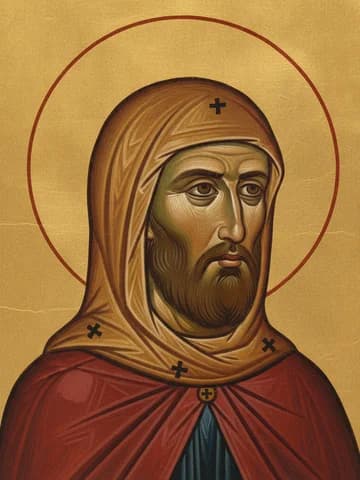 Illustration of St Isidore of Pelusium, monk (440-449)