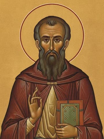 Illustration of St John Klimakos (John of the Ladder) of Sinai (649)