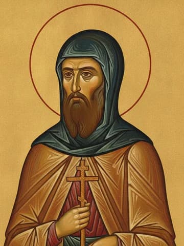 Illustration of St Martinian, monk, of Caesarea in Palestine (422)