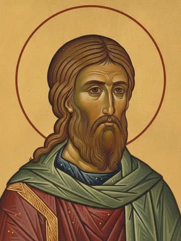 Illustration of Our Holy Father Nikita Stylites (1186)