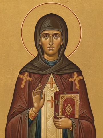 Illustration of Our Holy Father Nikon of Radonezh (1426)