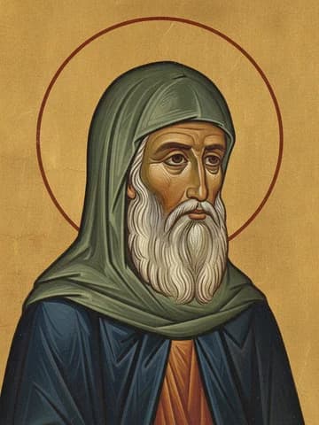 Illustration of Our Venerable Father Patapius (6th or 7th c.)
