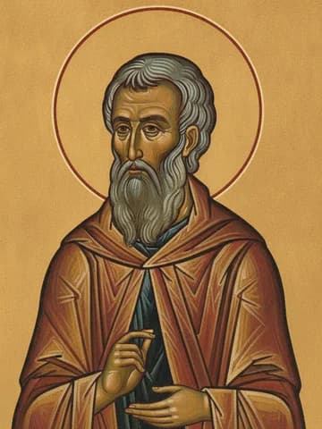 Illustration of Our Holy Father Poemen (Pimen) the Great (450)