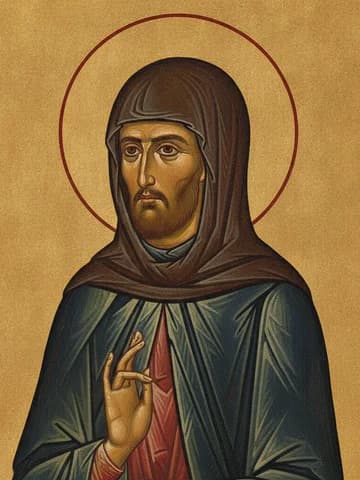 Illustration of Ven. Savva of Zvenigorod