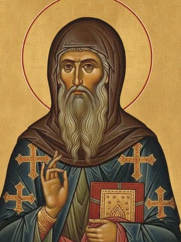 Illustration of St Thomas of Mt Maleon (10th c.)