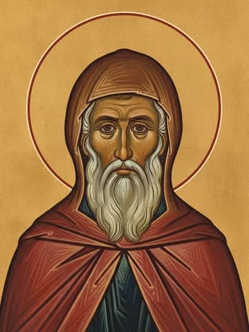Illustration of Venerable Lot of Egypt (5th c.)