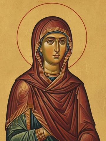 Illustration of Holy Virgin-martyr Glykeria at Heraclea (141).