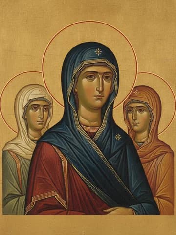 Illustration of Holy Martyr Juliana of Nicomedia and those with her (304)